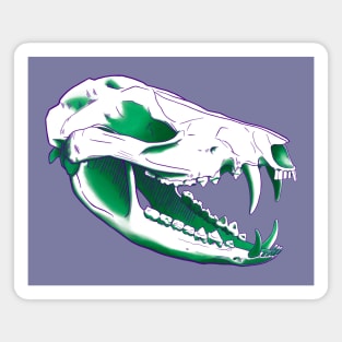 Opossum Skull (Genderqueer) Magnet